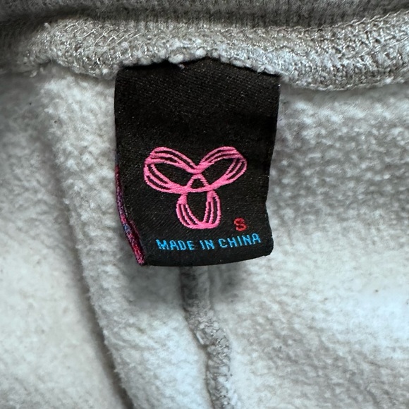 TNA Cropped/Capri Fleece Sweatpants with Drawstring - Small - Picture 4 of 5